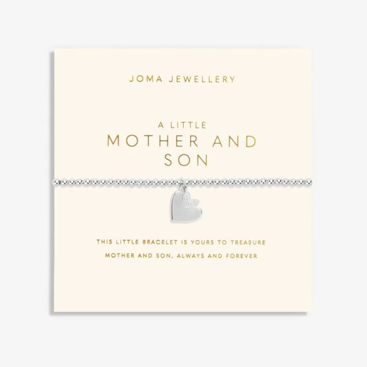 Joma A Little 'Mother And Son' Bracelet In Silver Plating