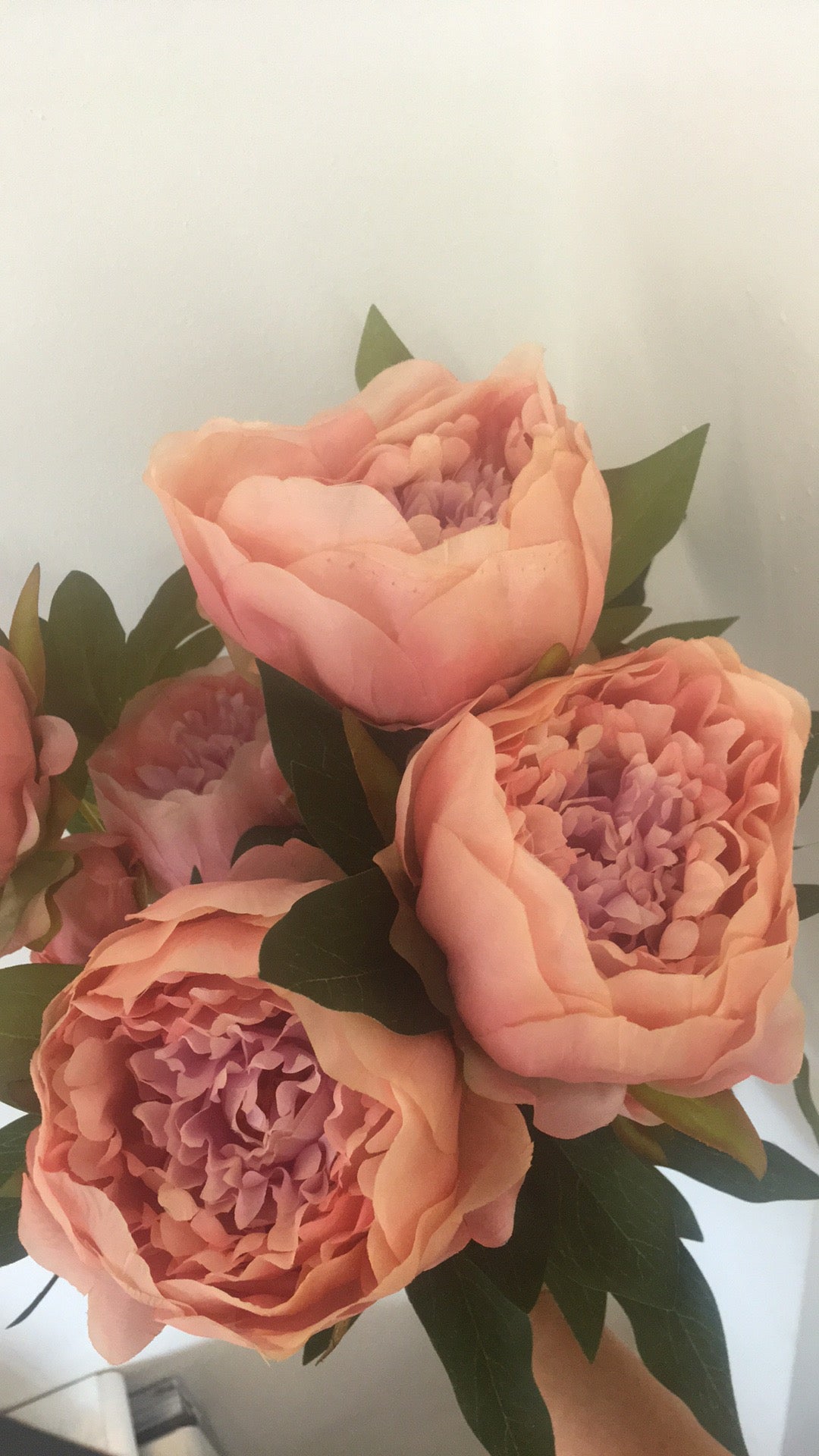 Peony faux stem