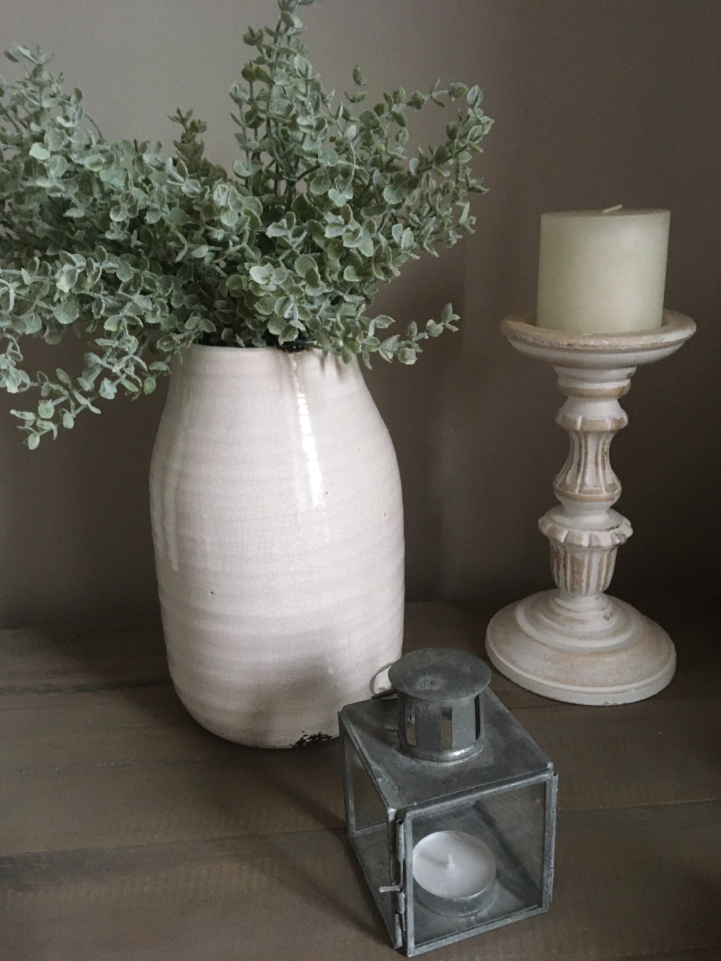 White vase