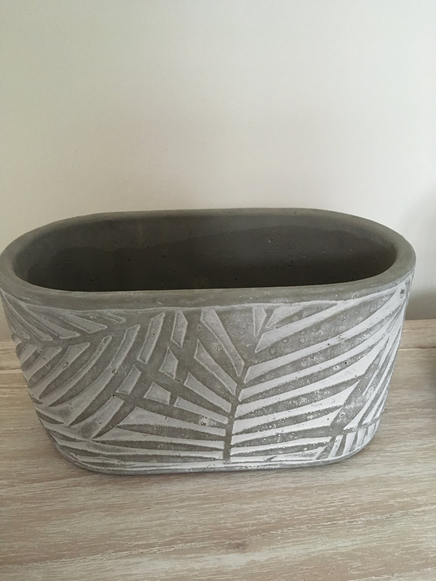 Grey Stone Planter