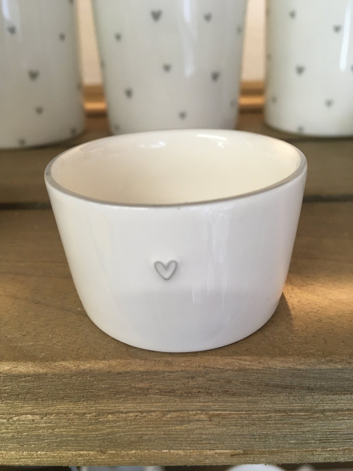 White China Tea Light Holder