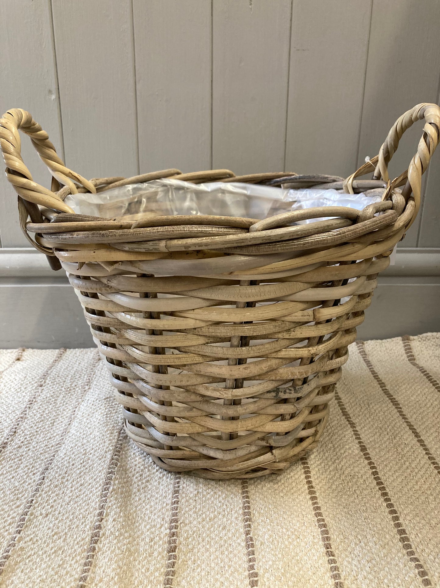 Round Rattan Basket