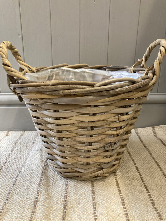 Round Rattan Basket