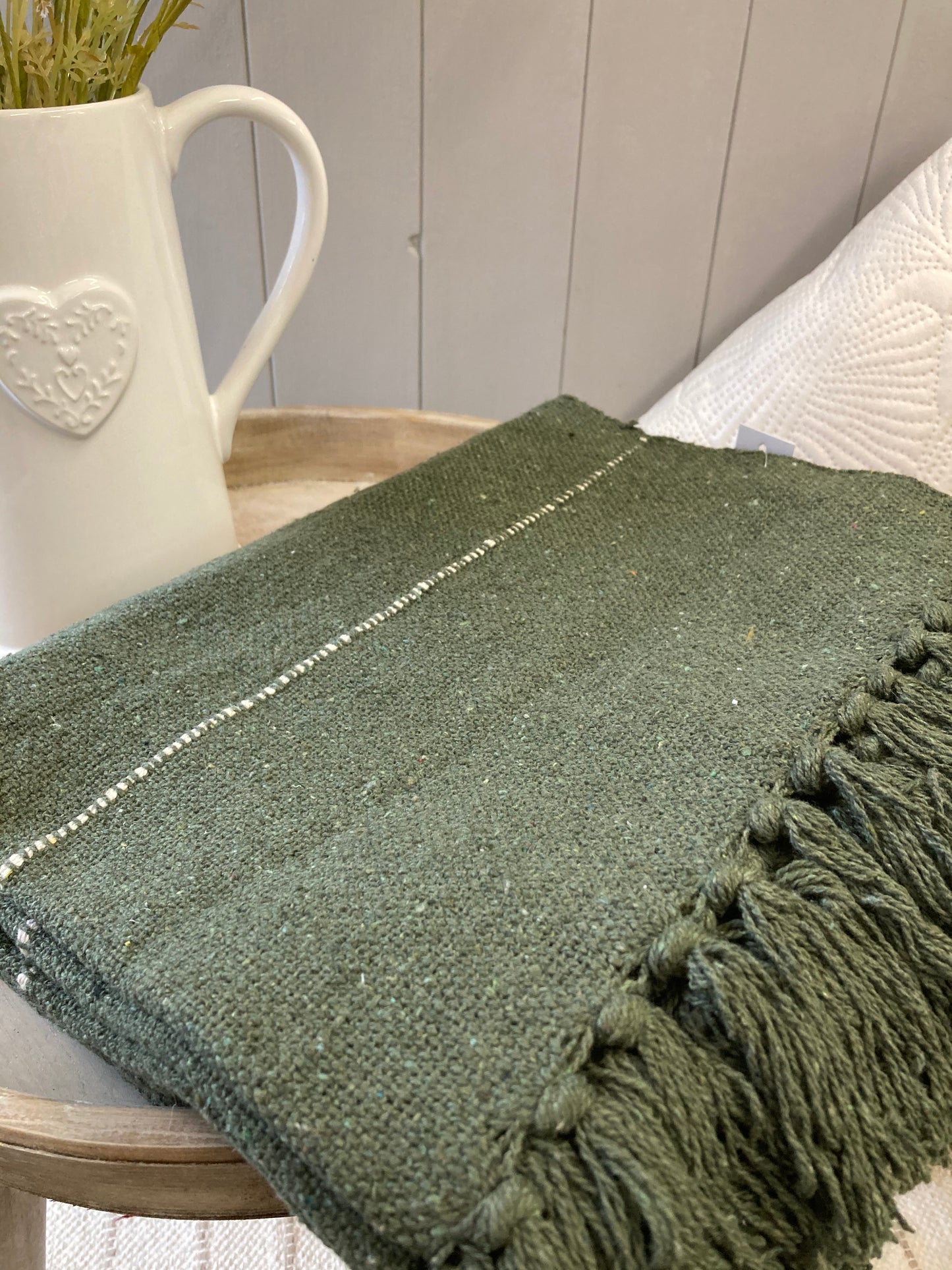 Olive throw