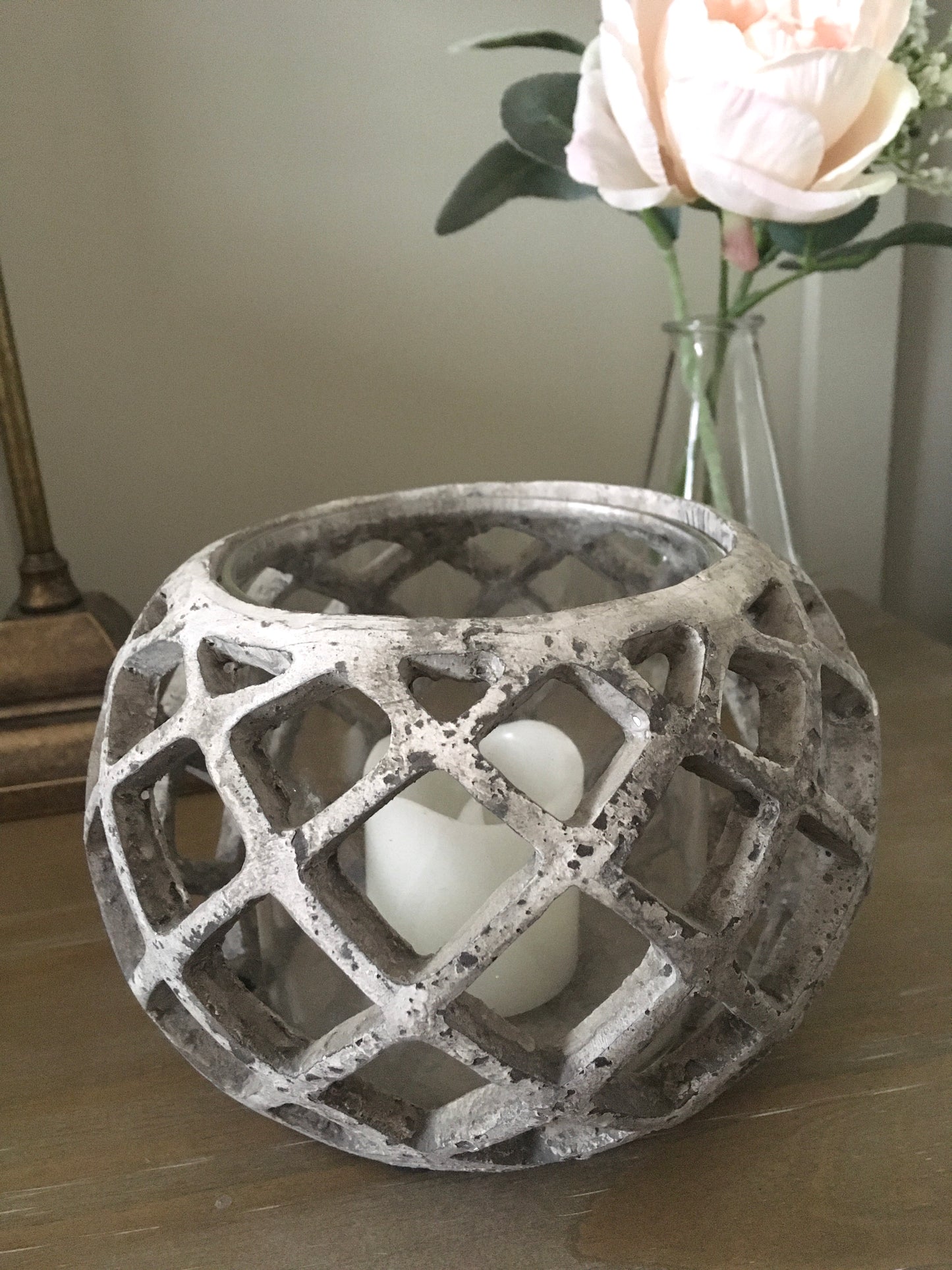 Lattice Hurricane Lantern