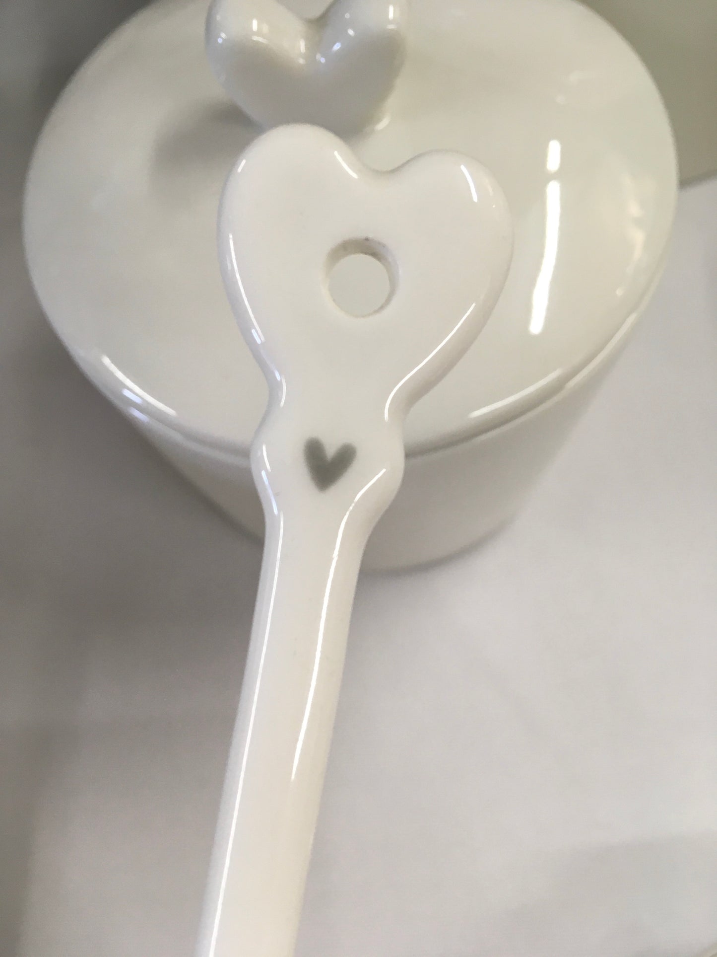 White China Sugar Bowl