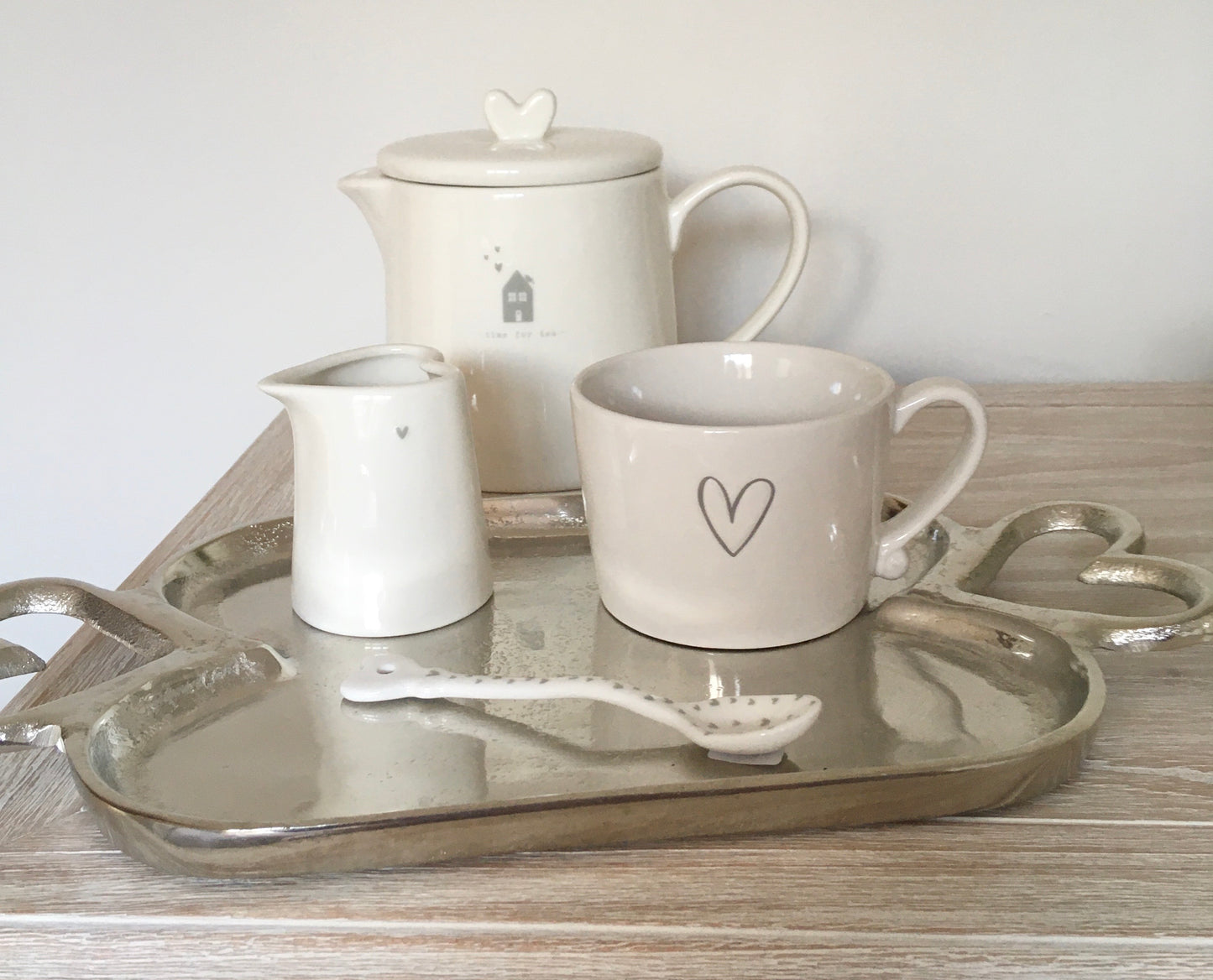 White China Teapot
