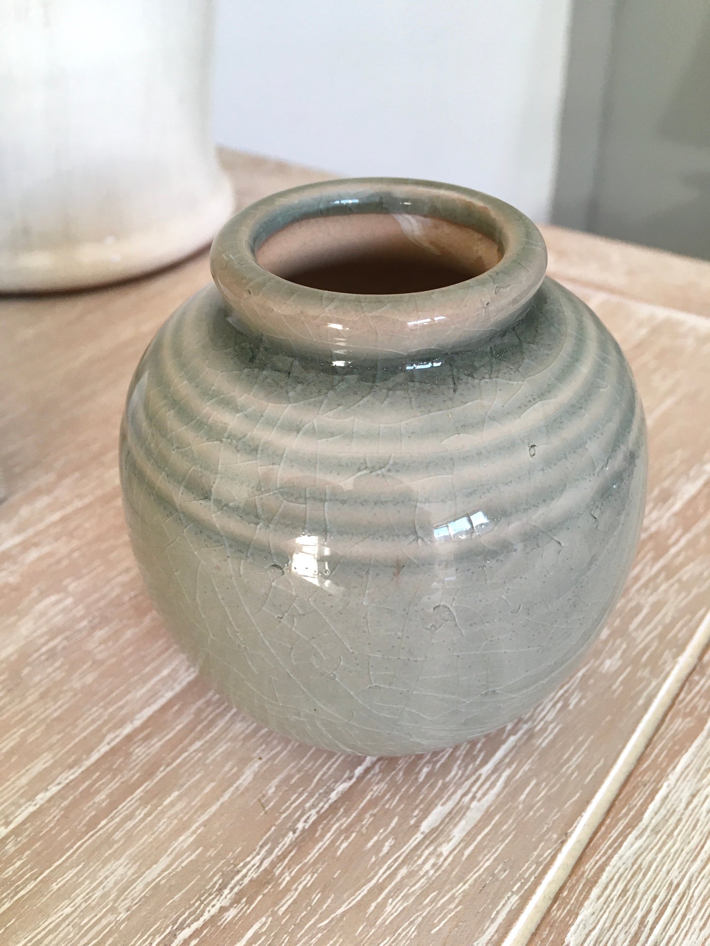 Glazed Mini Pot - Green