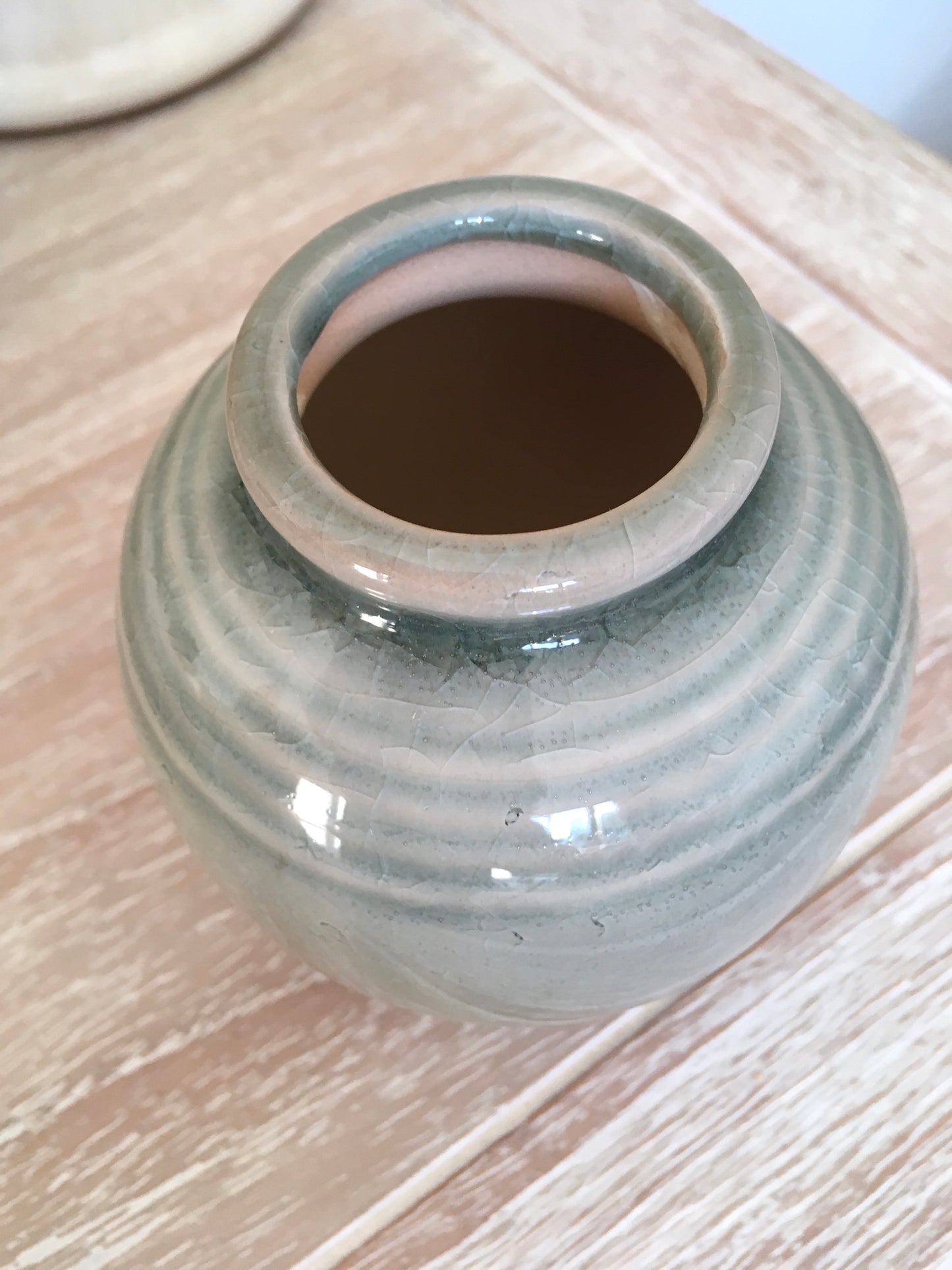 Glazed Mini Pot - Green