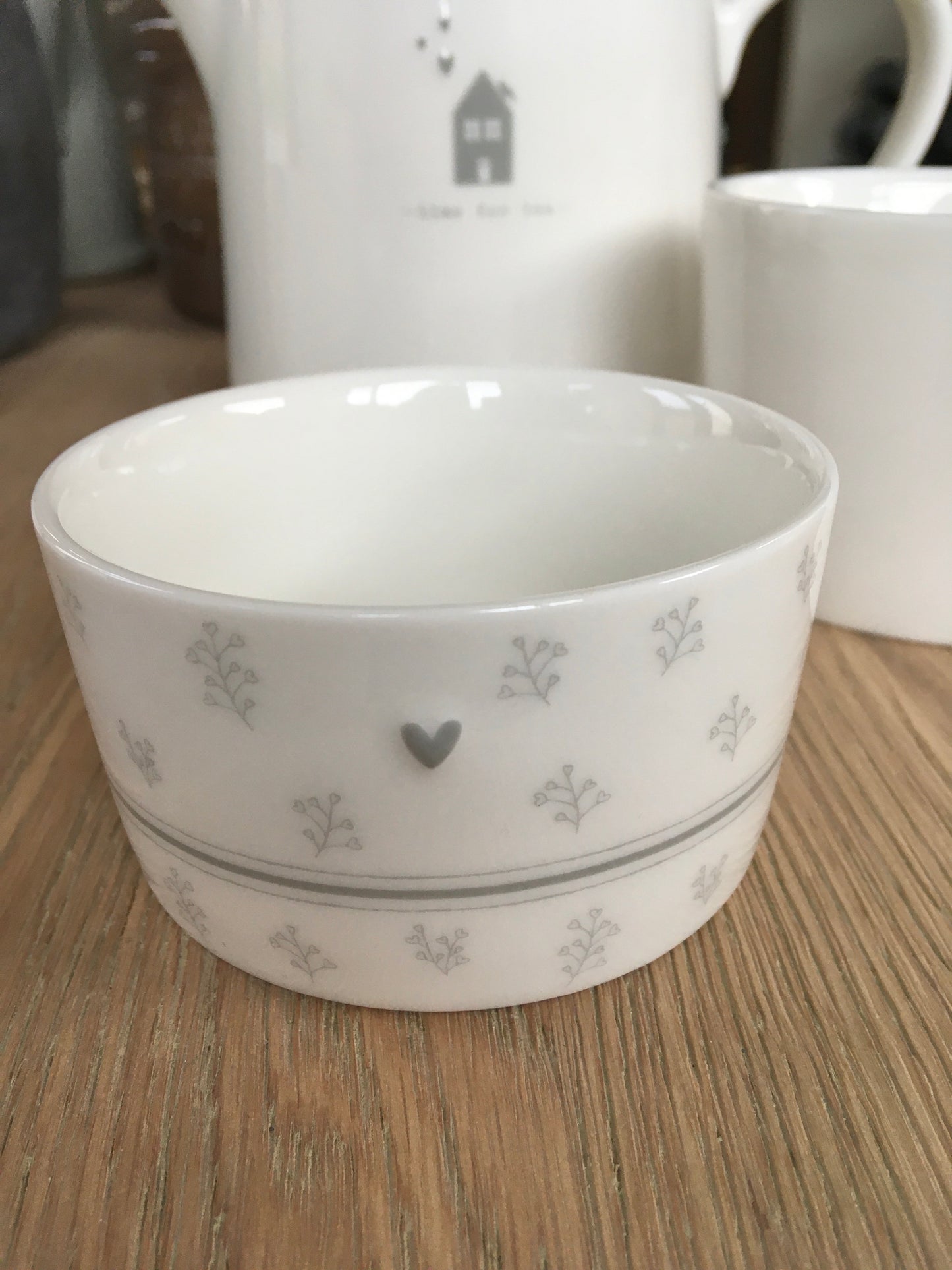 White China Dish