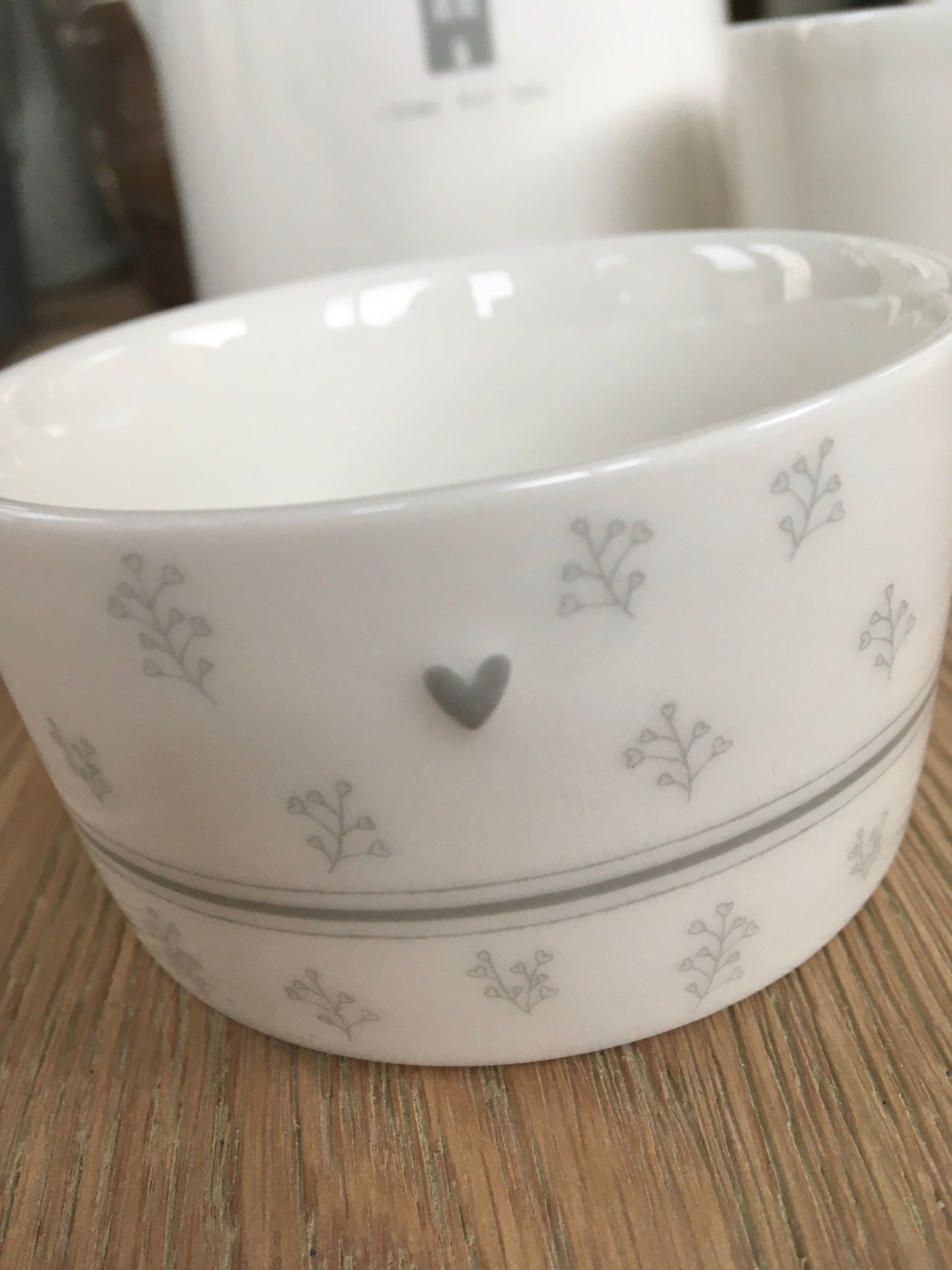 White China Dish