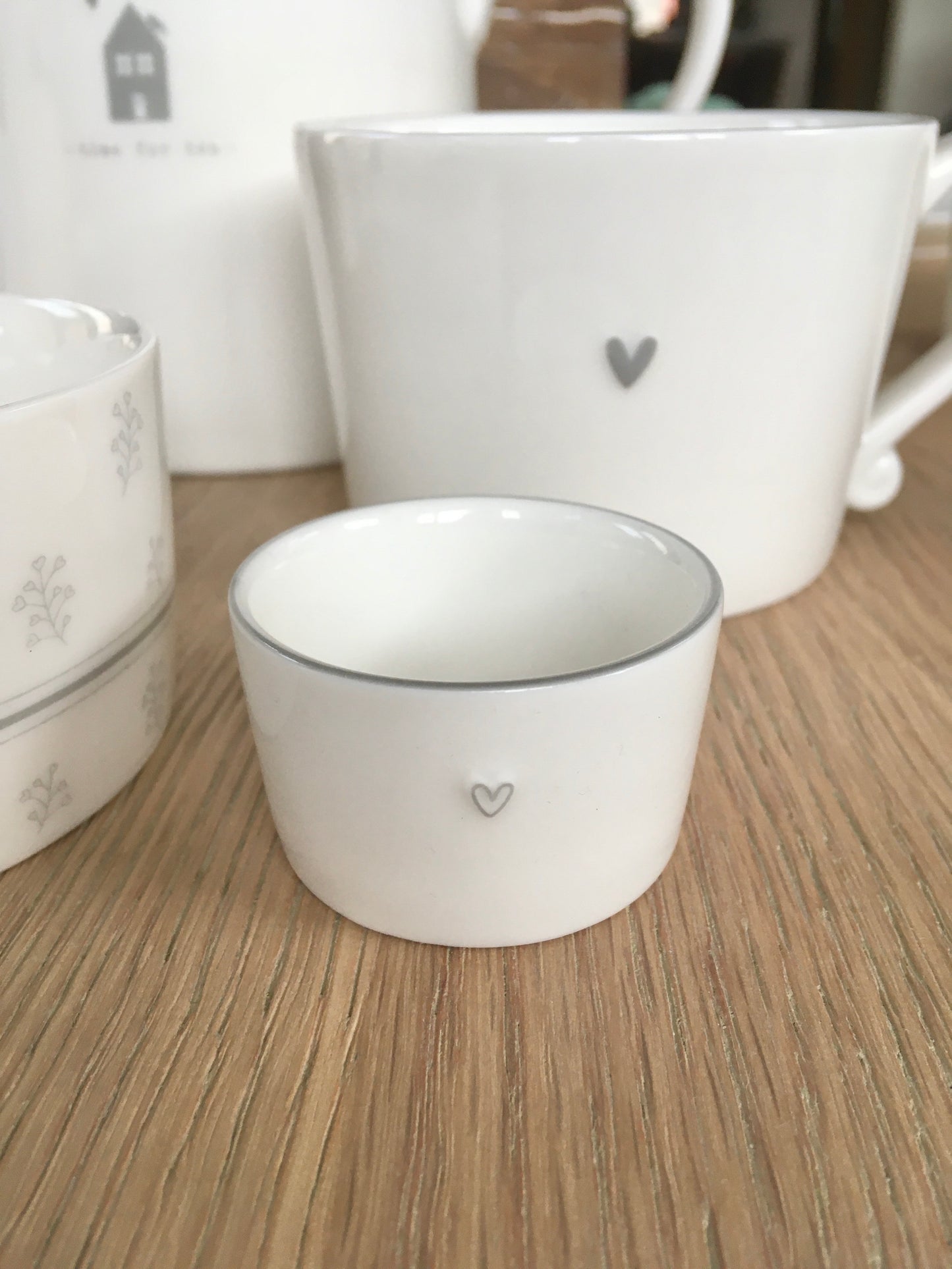 White China Tea Light Holder