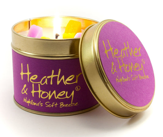 Lilyflame Heather & Honey TIn Candle