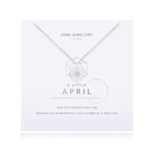 Joma Birthstone A Little Necklace - April