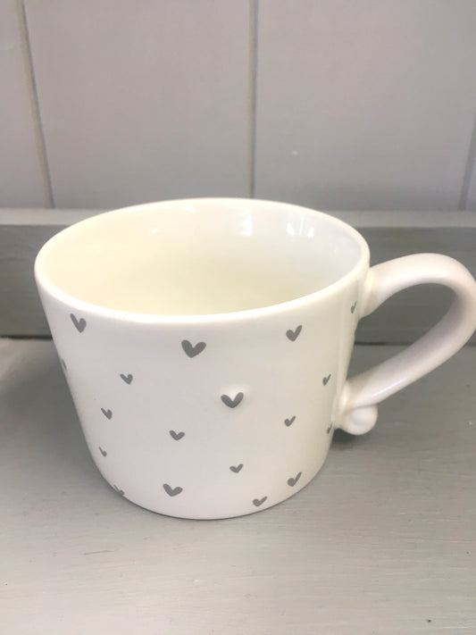 White china mug - small