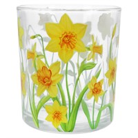 Daffodil tea light holder