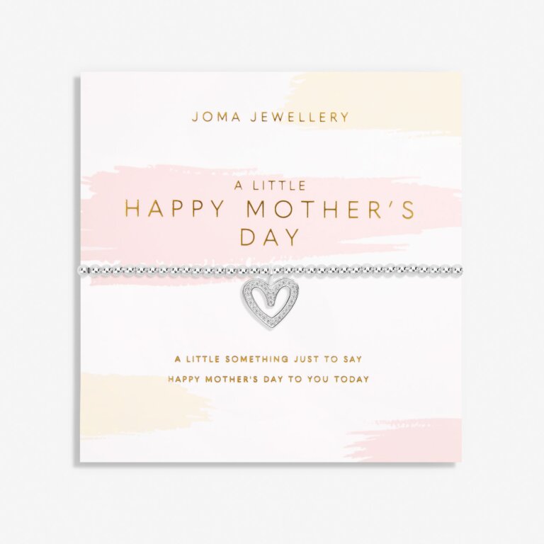 Joma A Little 'Happy Mother's Day' Bracelet In Silver Plating