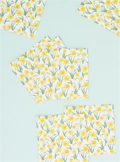 Daffodil paper napkins