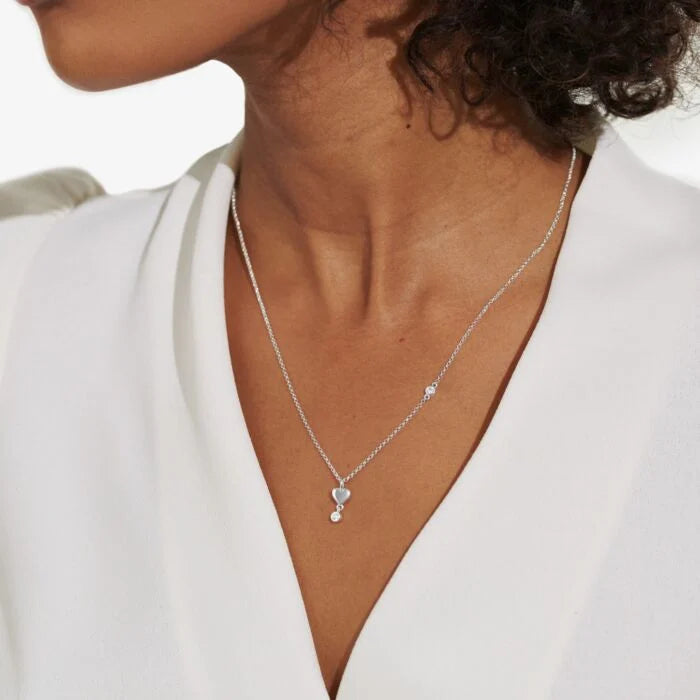 Joma Lumia Drop Heart Necklace