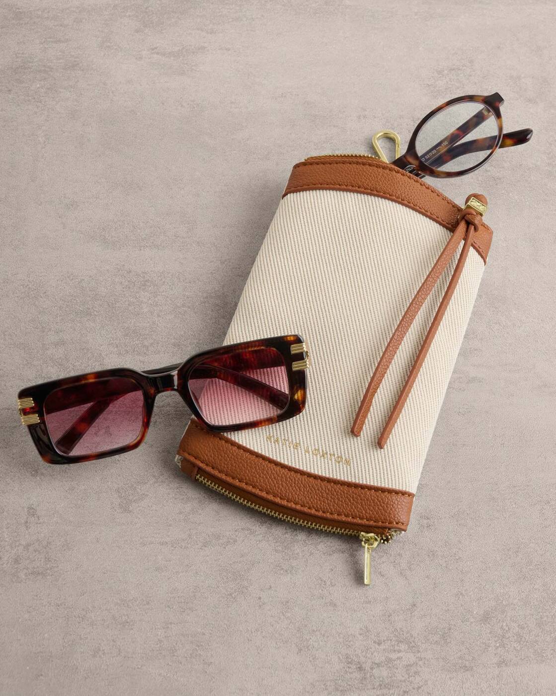 Katie Loxton Duo Canvas Glasses Case