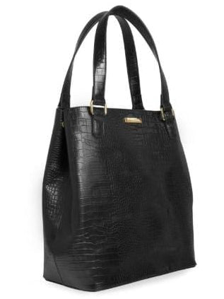 Katie Loxton Celine Faux Croc Day Bag Black