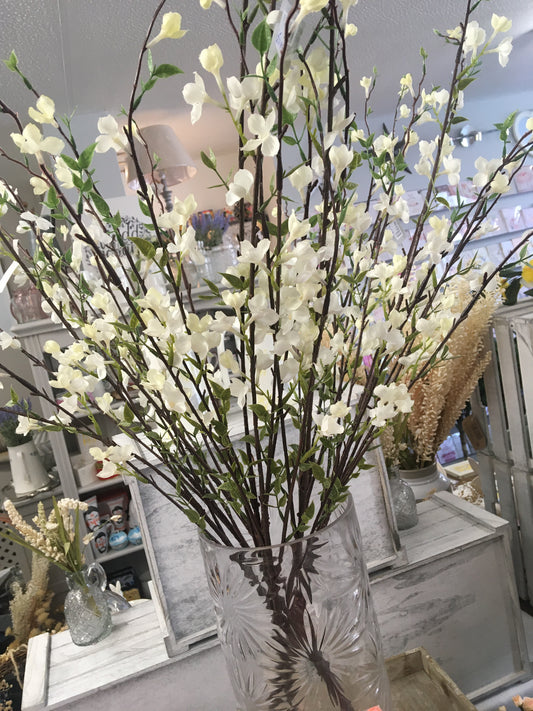 White Blossom Stems