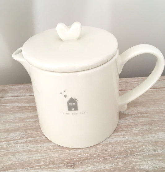 White China Teapot