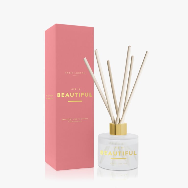 Katie Loxton Sentiment Reed Diffuser Life is Beautiful
