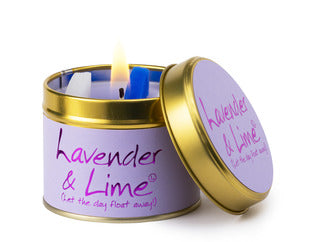 Lilyflame Lavender & Lime Tin Candle