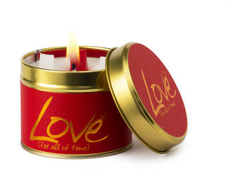 Lilyflame Love Tin Candle