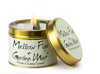 Lilyflame Mellow Figs & Garden Mint Tin Candle