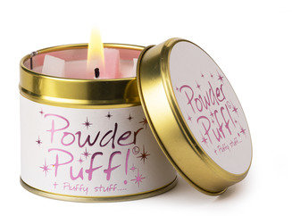 Lilyflame Powder Puff Tin Candle