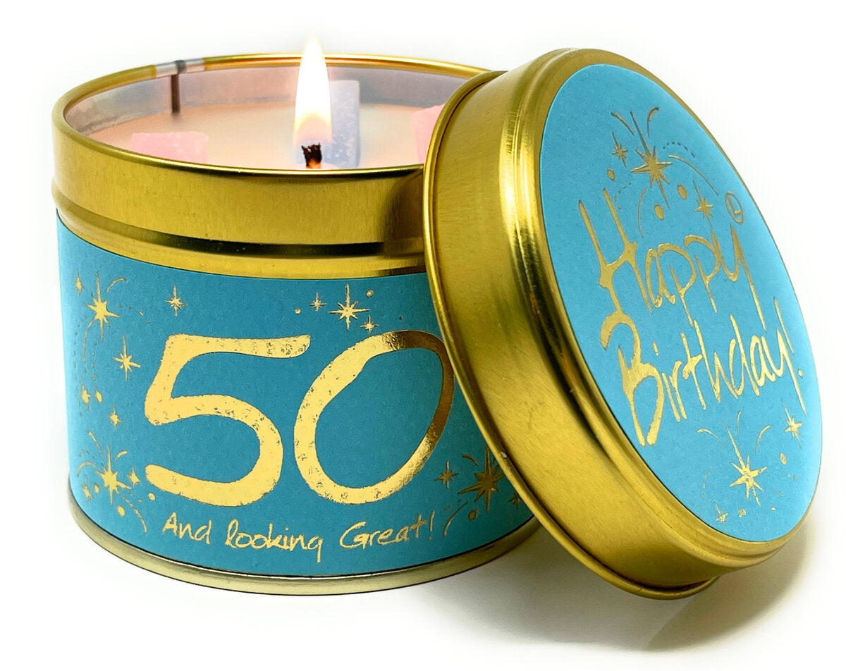 Lilyflame 50th Candle