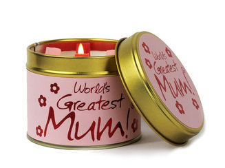 Lilyflame World's Greatest Mum Tin Candle